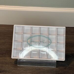 Origami Owl White Charm Organizer